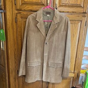 Pendleton Men's Light Brown Suede Shirt Jacket